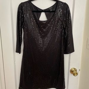 Express sequin dress